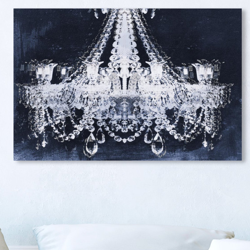 «Dramatic Entrance Indigo», impression sur toile, H 16 po x l 24 po, Toile tendue