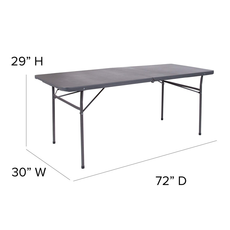 Mankirat 8 Person 72'' L Training Table