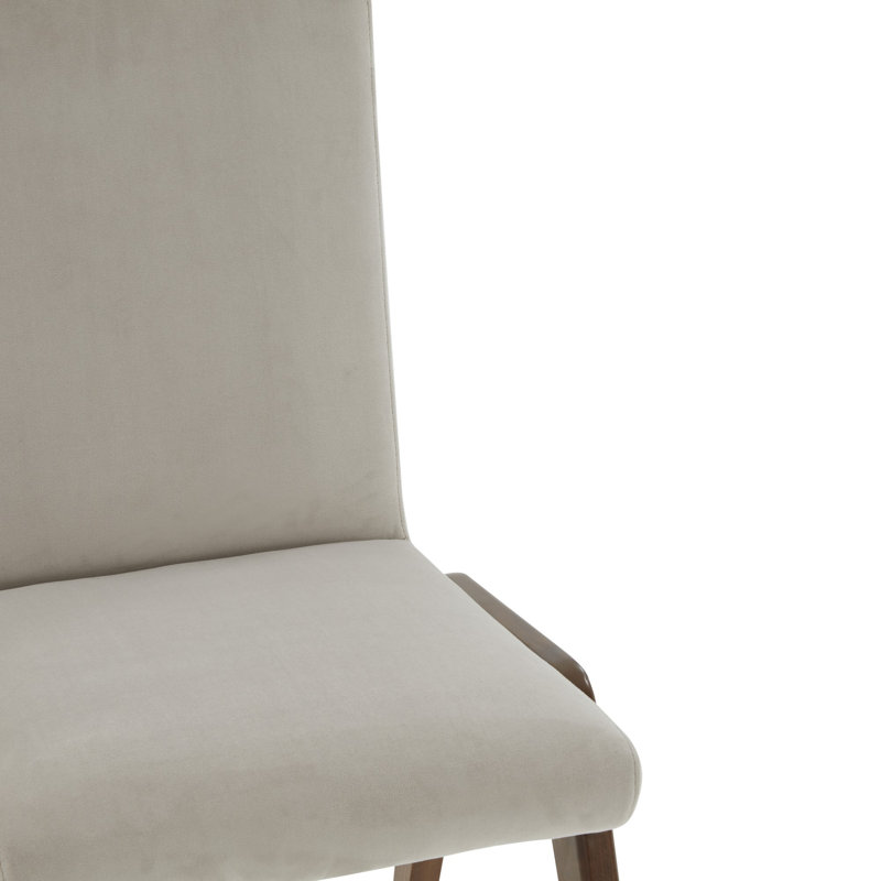 Chaise d'appoint rembourrée Orly, Gris clair