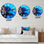 Cliff by the Ocean In The Evening Glow - Horloge murale nautique et côtière-60186753