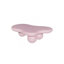 Table basse de 47 pouces pour le salon, table basse basse avec 3 pieds sphériques