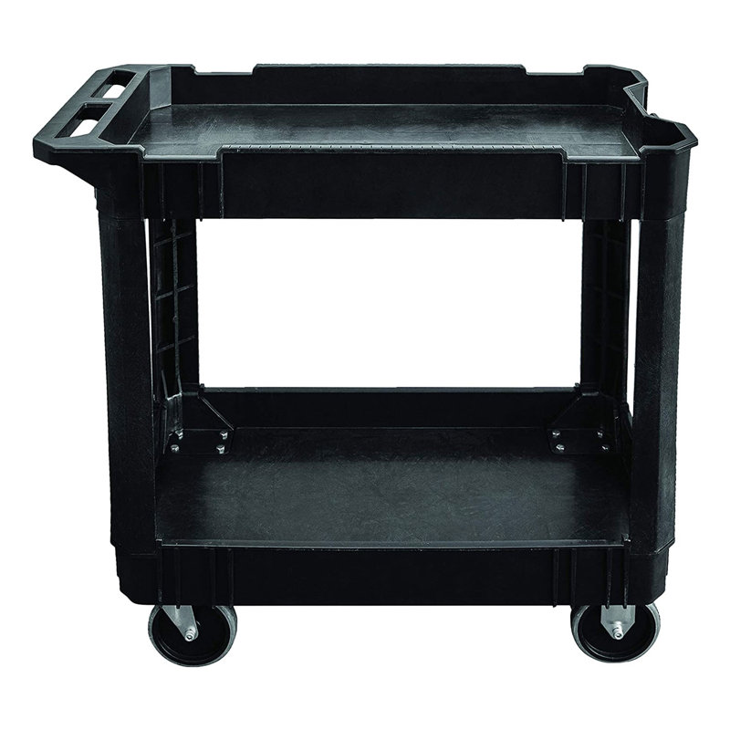 Chariot utilitaire roulant avec tablettes