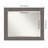 Heidenreich Wood Flat Wall Mirror-46303256
