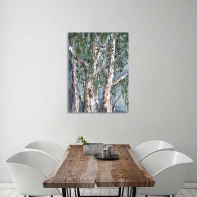 Eucalyptus Tree Trunks II - impression sur toile tendue