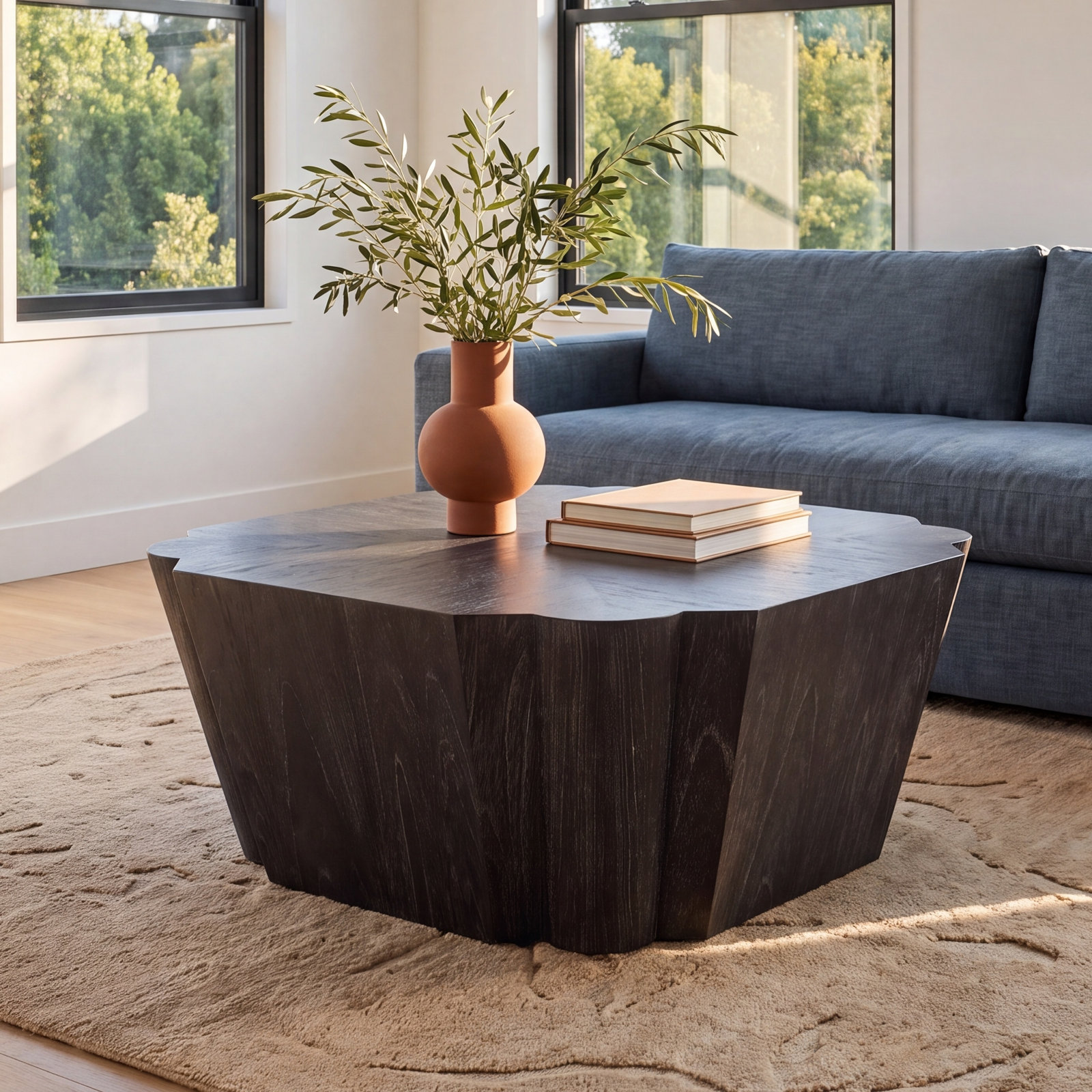 Ken 42" Oak Coffee Table