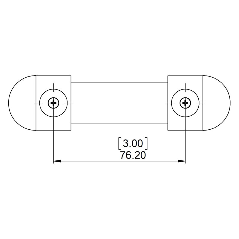 Ballenas 3" Centre to Centre Bar Pull, Satin Brass