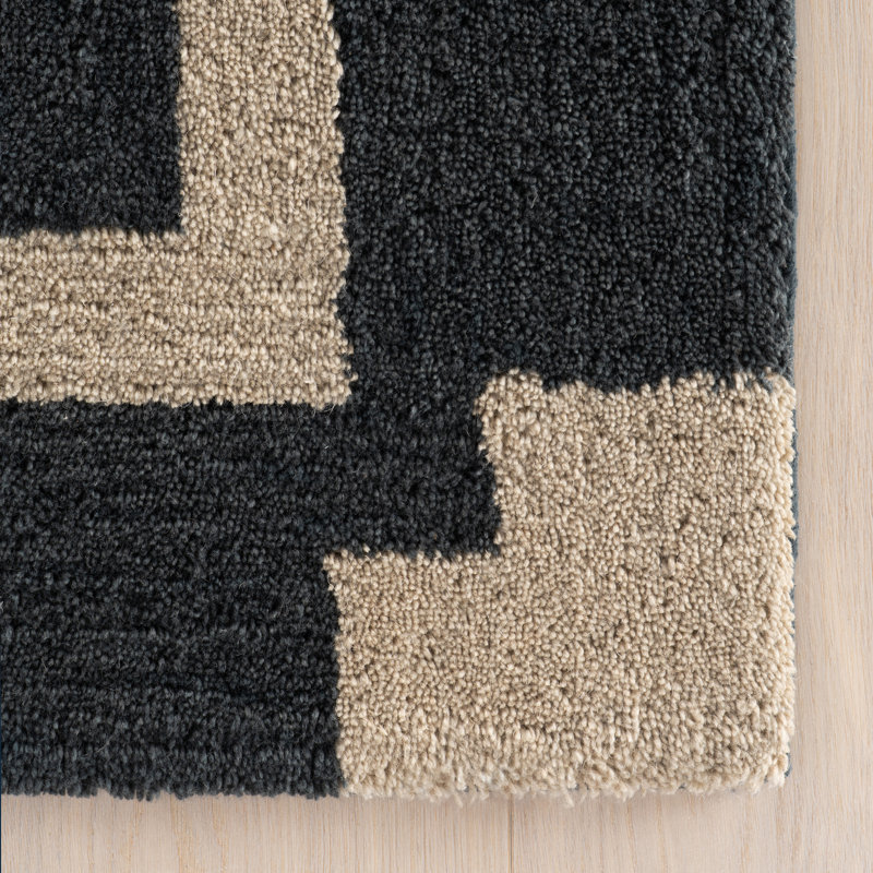 Orlina Bordered Rug, Rectangle 6' x 9'
