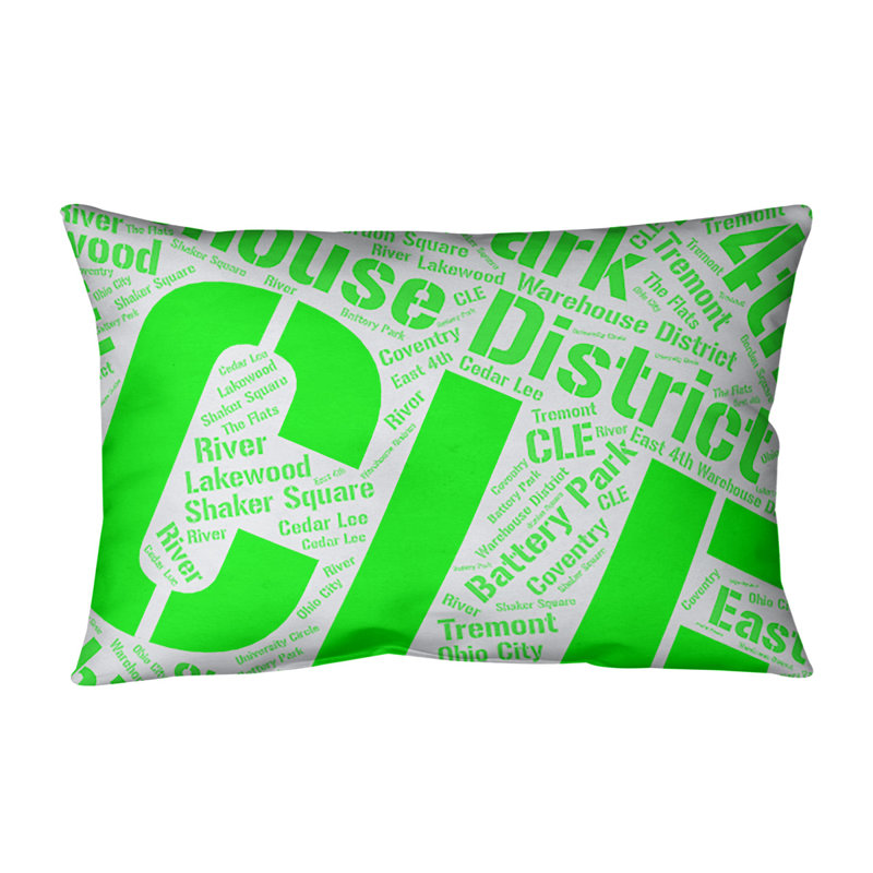 Coussin lombaire intérieur/extérieur cleveland, Non, Vert
