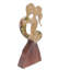 Figurine en bois à danse d’amour