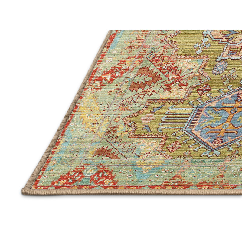 Lubabah Oriental Indoor Rug, Rectangle 4' x 6'