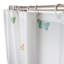 Rideau de douche simple papillons volants Earby