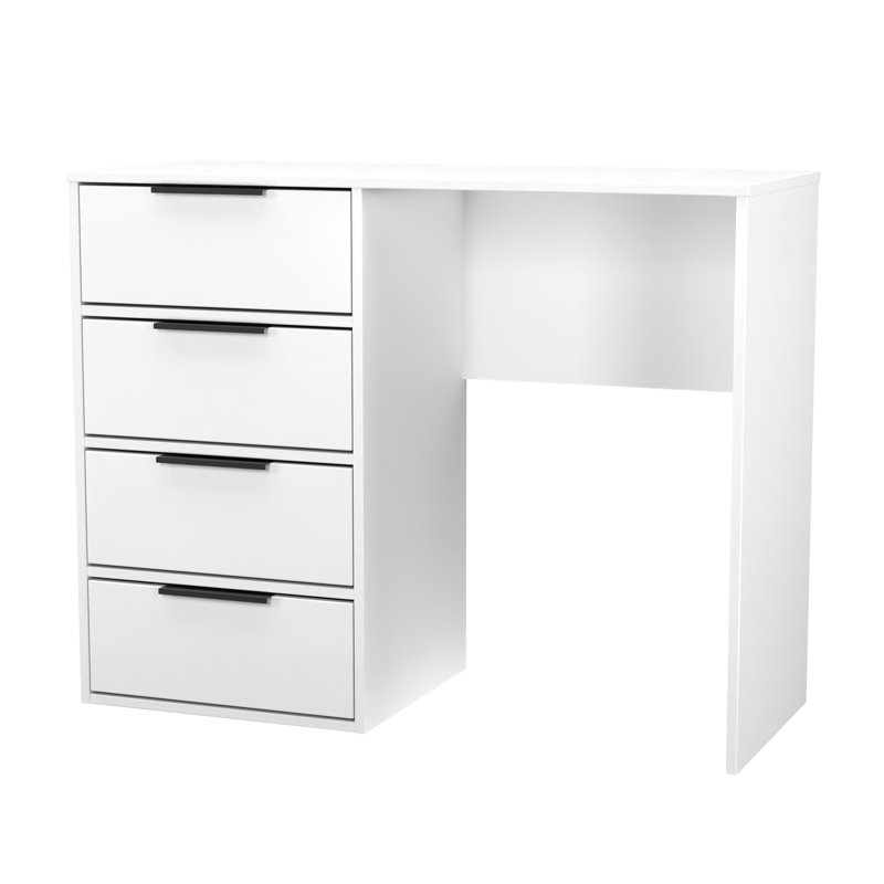 Taeyah 4 Drawer Vanity, White