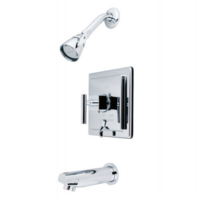 Kingston Brass Claremont Single-Handle Pressure Balanced Tub and Shower Faucet