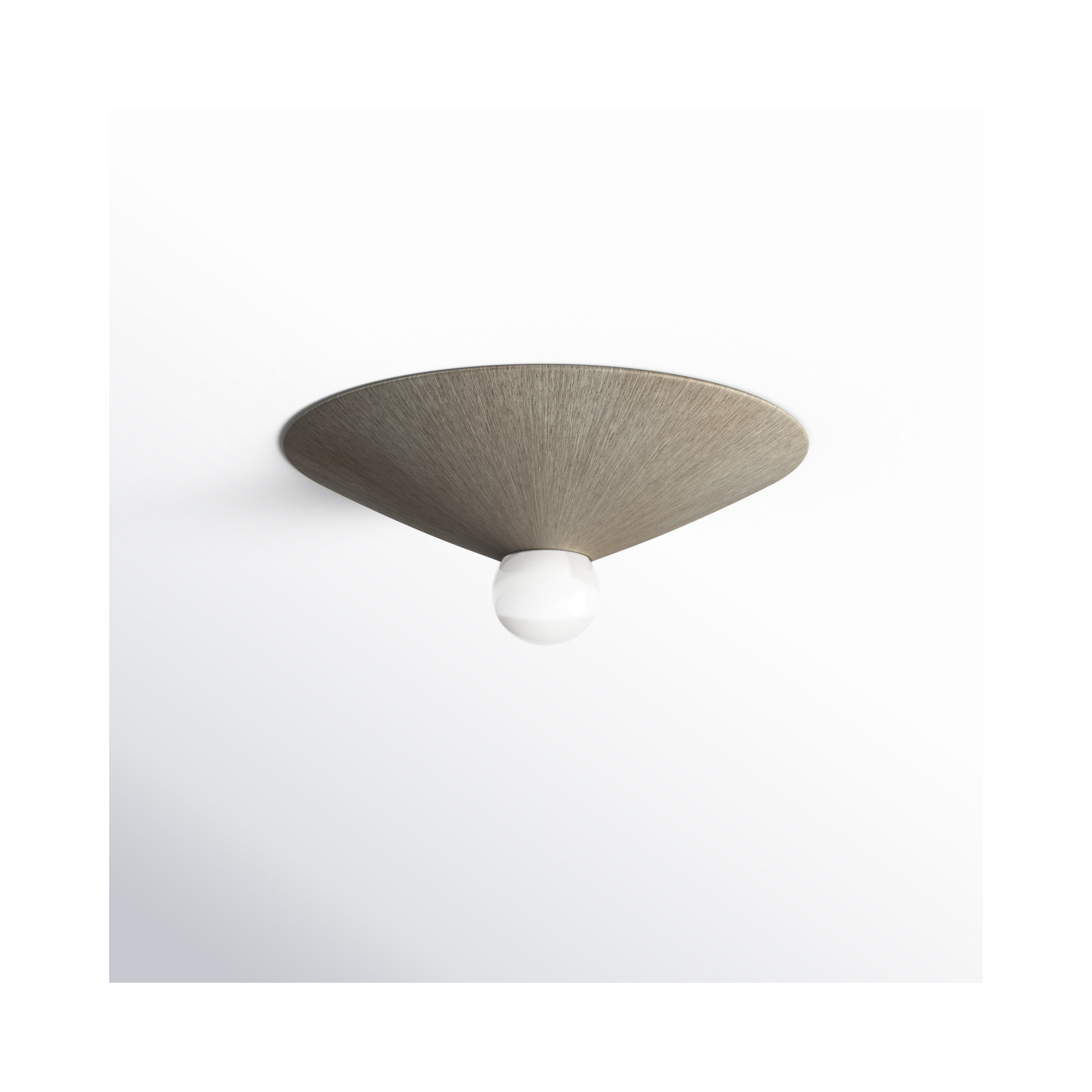 Rummanah Single Light Flush Mount, Graphite Gray