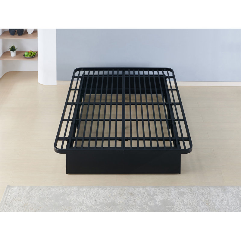 Structure de lit plateforme moderne et robuste