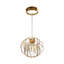 1 - Light Natural Dome Pendant