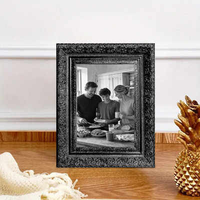 Cadre photo mural 3 pièces 8 "x 10" noir pour la fête des Mères