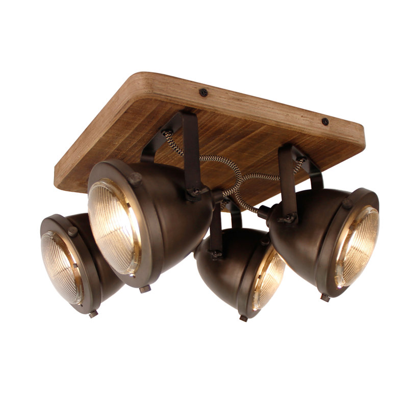 Schmier 1-Light 13cm Semi Flush Mount, Black