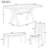 Caitilyn 6 - Person Trestle Dining Set-1316196569