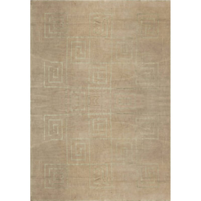 Modern One-of-a-Kind Rectangle 10' X 14' Hand Knotted Area Rug