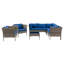 Chaise de patio avec coussins Abercromby-676118953