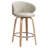 Swivel Upholstered 26" Bar & Counter stool with  Wood Frame-1985416857