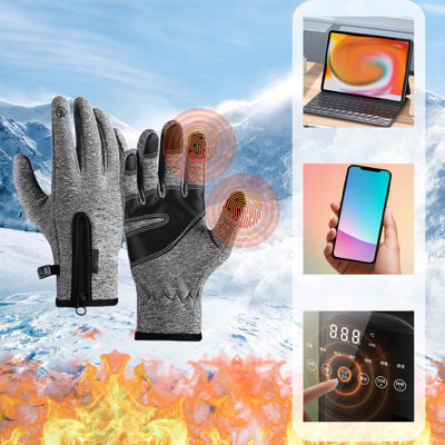 the Glovess Winter Touchscreen Windproof Gloves