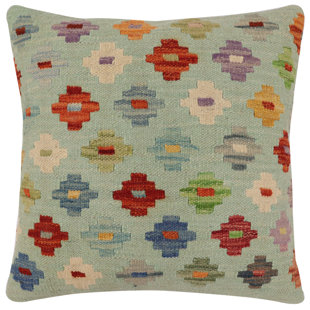 Southwestern Marsh Turkish Hand-Woven Kilim Pillow