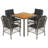 Red Barrel Studio® Bistro Set With Cushions Poly Rattan-743413010-743413021-743413011