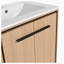 Meuble-lavabo simple avec comptoir Bronagh 24,02