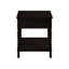 Table d'appoint Traditional avec 2 tablettes et 2 tablettes inférieures
