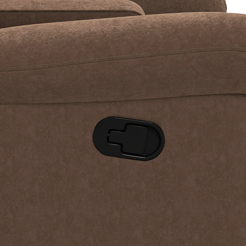 Causeuse inclinable manuelle en microfibre l 71,5 po Toshiaki