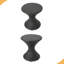 Table d'appoint d'extérieur en osier brun de 16 pouces Hourgla