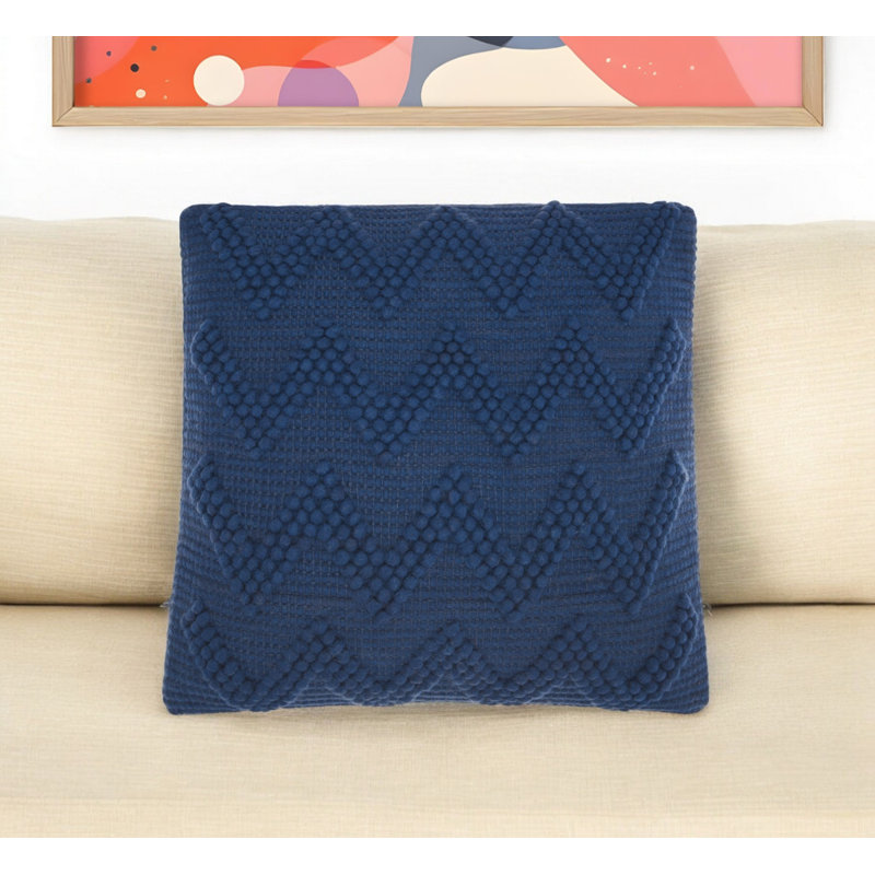 Pillow Cover & Insert, 20" x 20", Navy Blue
