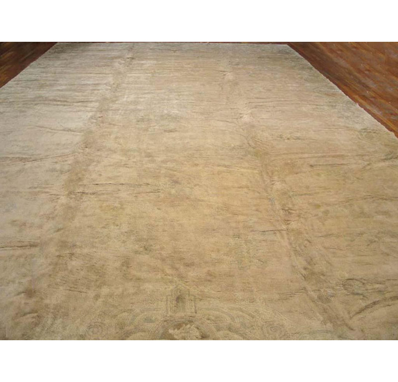 Tapis de dragon chinois du début du 20e siècle (14 pi 4 po x 23 pi 8 po - 437 x 721)