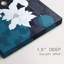 Toile tendue pâle «Winter Evergreen at Midnight» de qualité supérieure-503160322