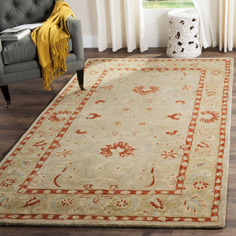 Tingley Hand Tufted Wool Pile Oriental Rug, Rectangle 11' x 15'