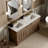 Brookfield 72'' Double Bathroom Vanity with Top-113399121-113399122