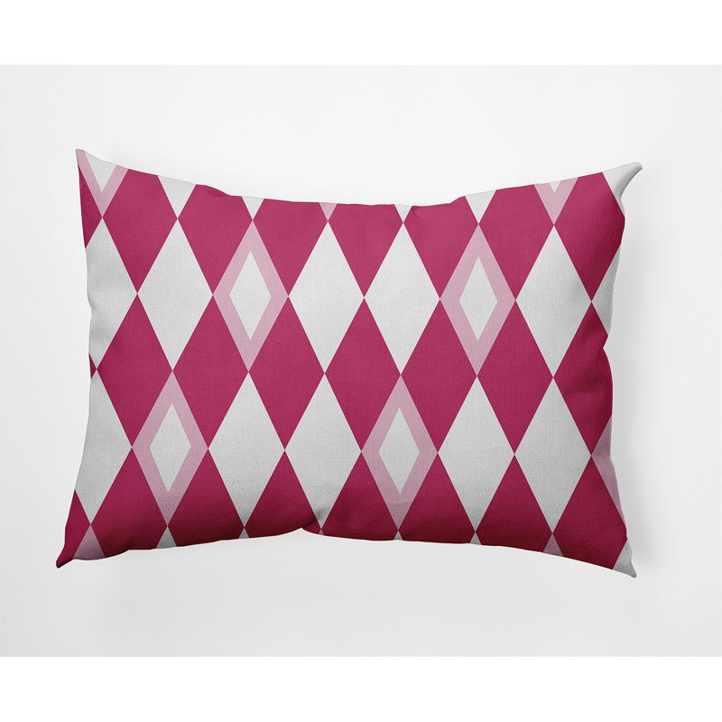 Housse et insert de coussin Harlequin, Rose