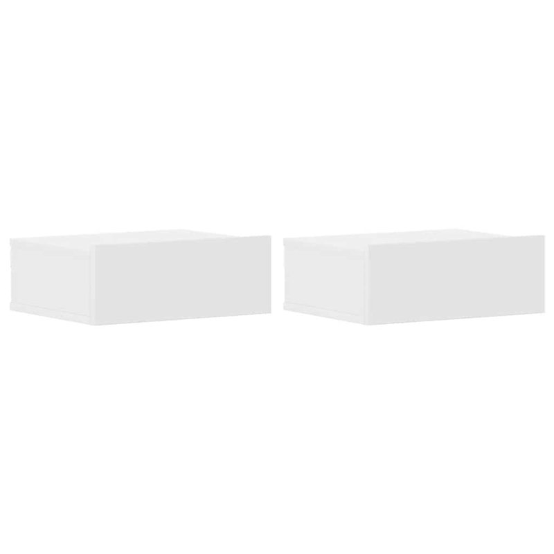 Tables de chevet flottantes vidaXL, Ensemble de 2