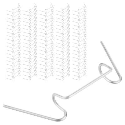 100 W Clips For Greenhouse Glass - Galvanised Spring Clips For Glazing Panels