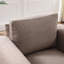 Chaise d'appoint moderne rembourrée avec accoudoirs, 1 pièce