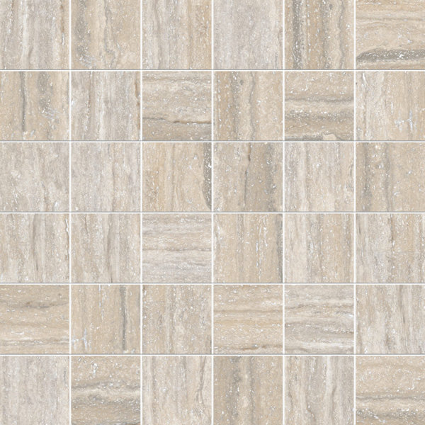 2" x 2" Porcelain Grid Wall & Floor Tile