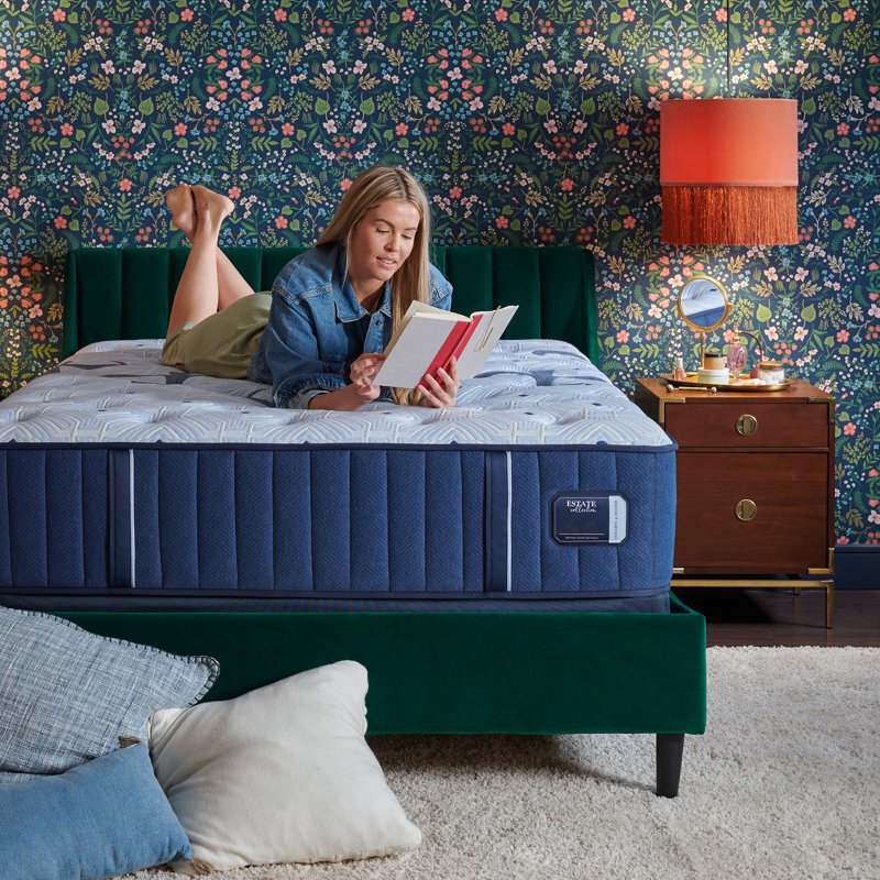 Queen Blue Handcrafted Pillowtop Innerspring Mattress