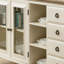 Buffet multifonctionnel avec 2 portes et 4 tiroirs