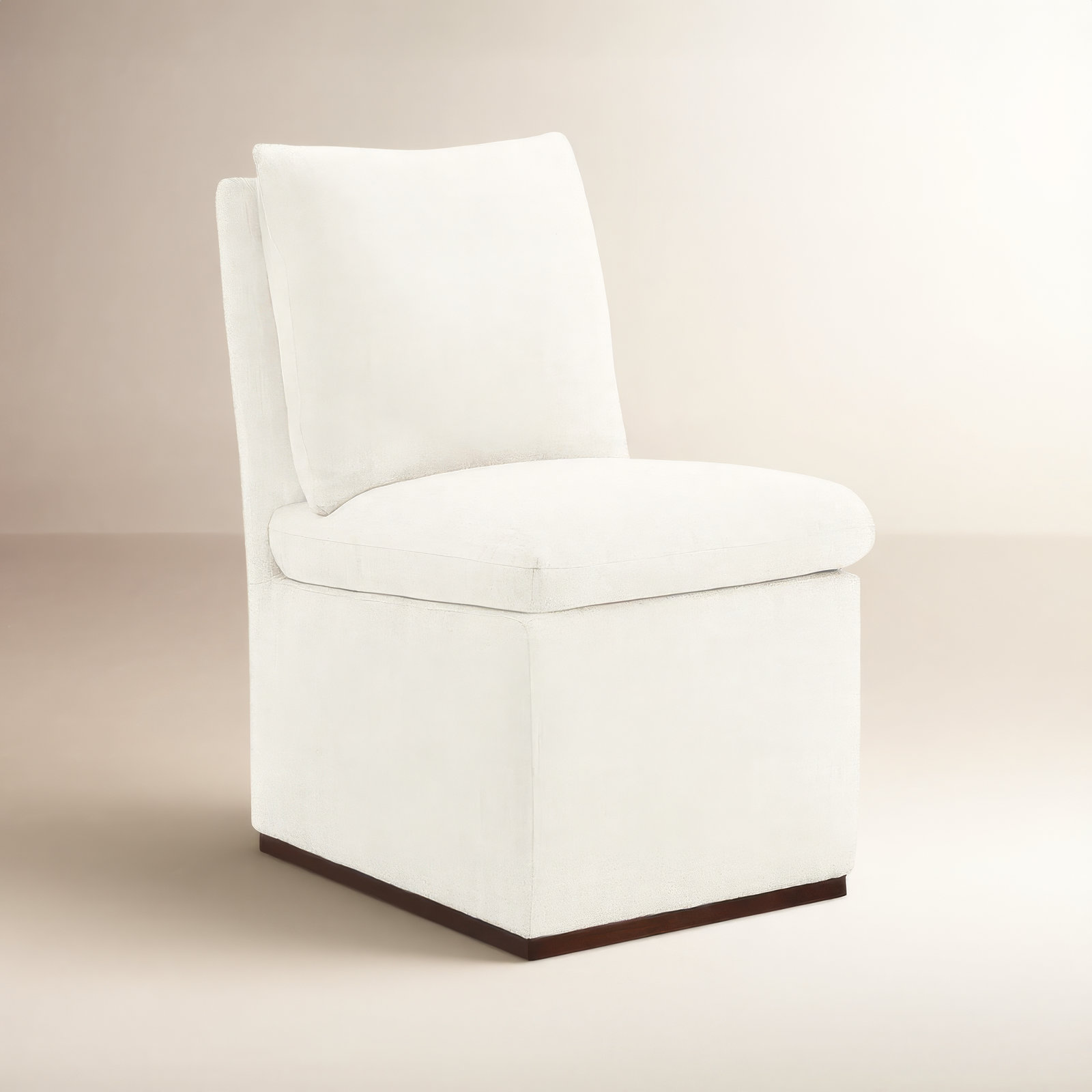 Bobbi Cotton Side Chair, Flannigan Cotton Performance Weave