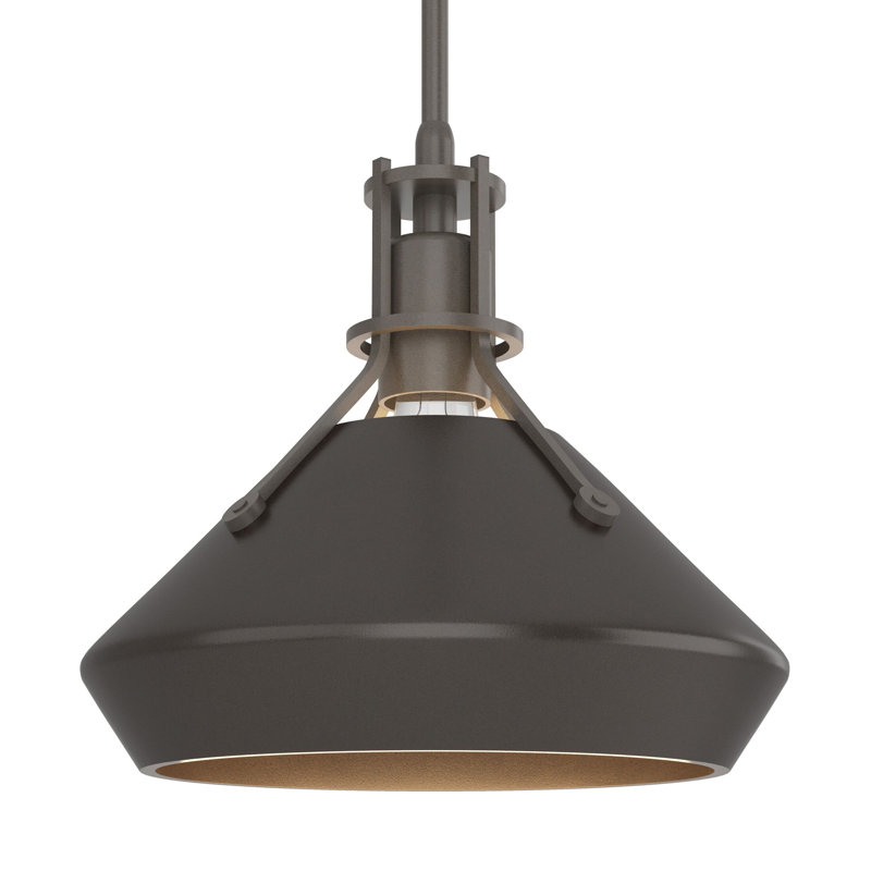 Henry with Chamfer Pendant, Oil Rubbed Bronze, Dark Smoke
