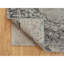 Tapis de couloir gris noué à la main de conception unique 2 pi 8 po x 7 pi 8 po Pax