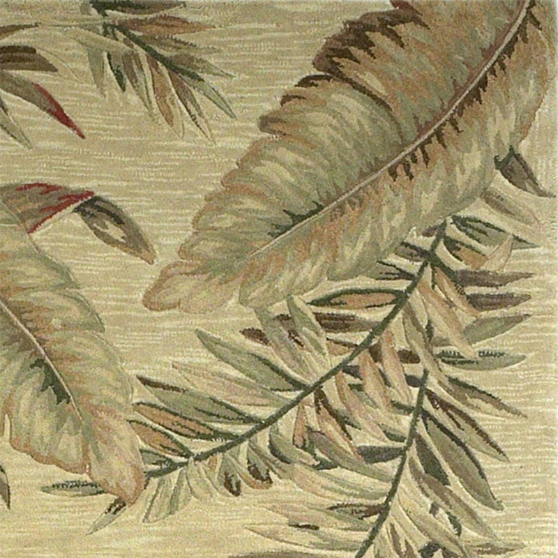 Wool Floral Indoor Rug
