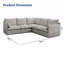 Canapé rembourré en nuage, canapé modulaire modulaire, canapé confort rembourré de duvet moderne avec housse amovible pour salon, siège profond-2070814824-2070814831-2070814830